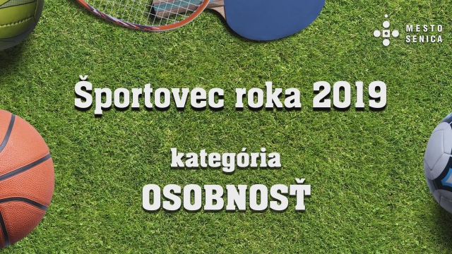 Profily najlepších športovcov Senice za rok 2019 - kategória osobnosť