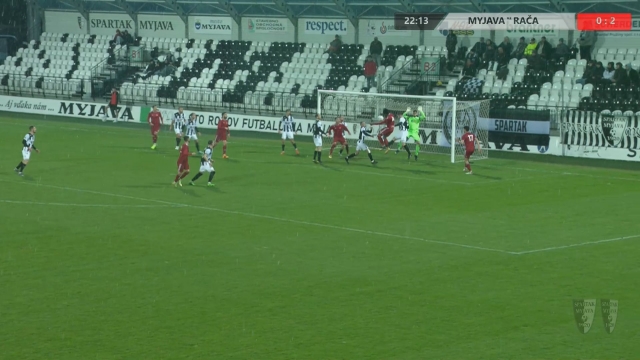 Futbal 24. kolo - Spartak Myjava - FK Rača 