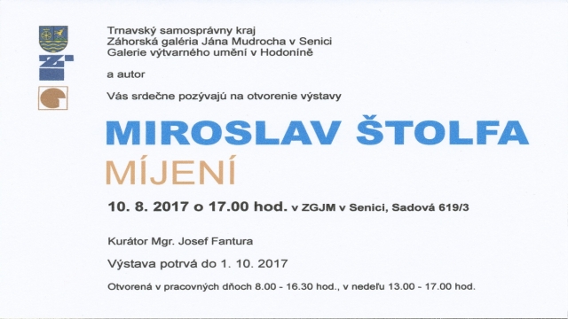 Pozvánky a záver SENO 2017/32