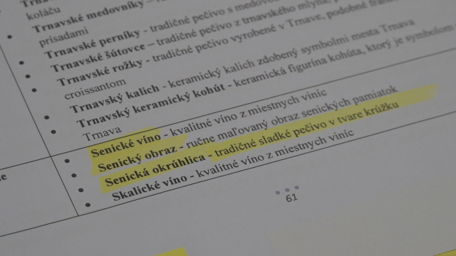 Existuje Senické víno a Senická okrúhlica?