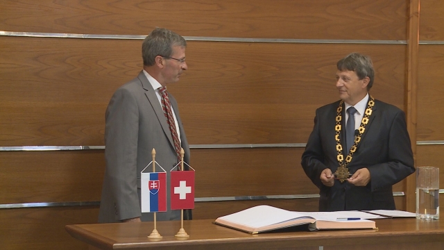 Nový starosta Herzogenbuchsee v Senici