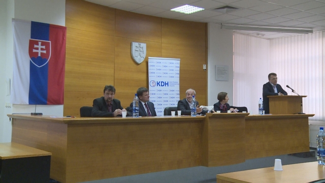 Míting KDH v Senici Míting KDH v Senici