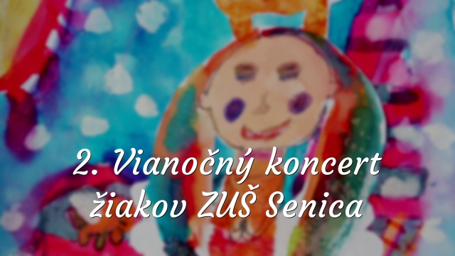 2. vianočný koncert žiakov ZUŠ