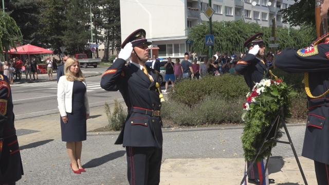 Prezidentka SR Zuzana Čaputová  navštívila Myjavu