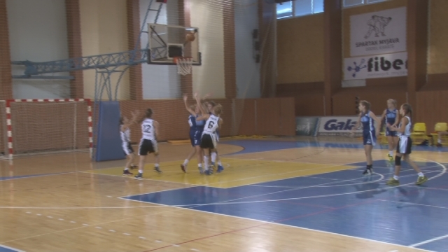 Basketbal kadetky Spartak Myjava BKM Junior Nitra