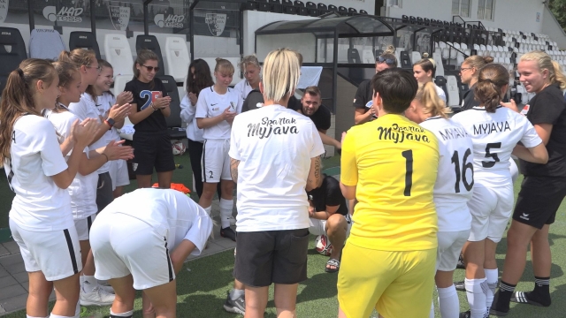 Futbal  ženy  Spartak Myjava 1.liga - začiatok sezóny 2022/2023