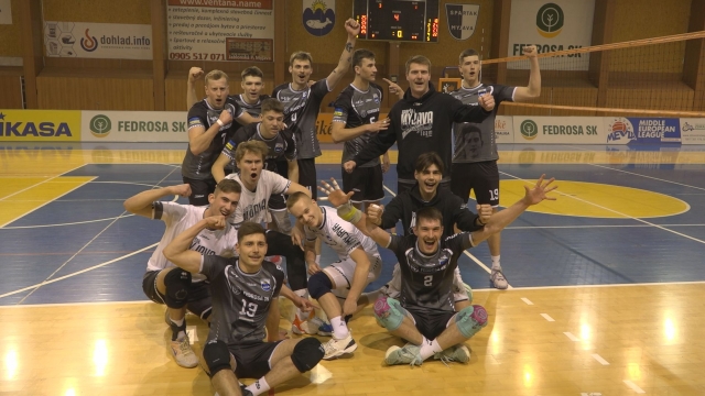 Volejbal semifinále 3.zápas  Spartak Myjava - VKP Bratislava