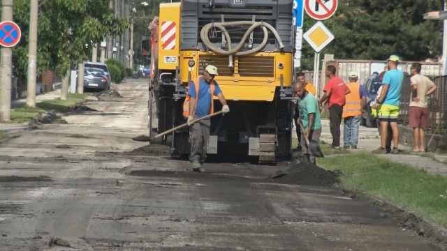 Oprava cesty na  Moyzesovej ulici