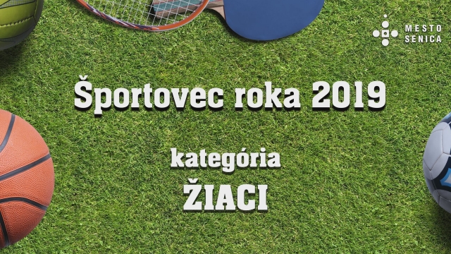 Profily najlepších športovcov Senice za rok 2019 - kategória žiaci