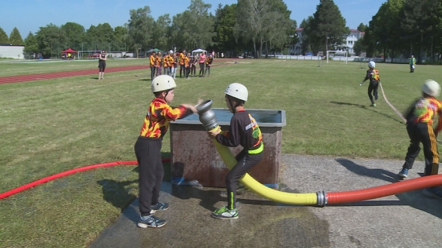 Na I.ZŠ súťažili mladí hasiči