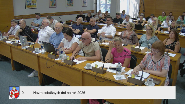 Záznam zasadnutia Mestského zastupiteľstva v Senici 26.6.2025