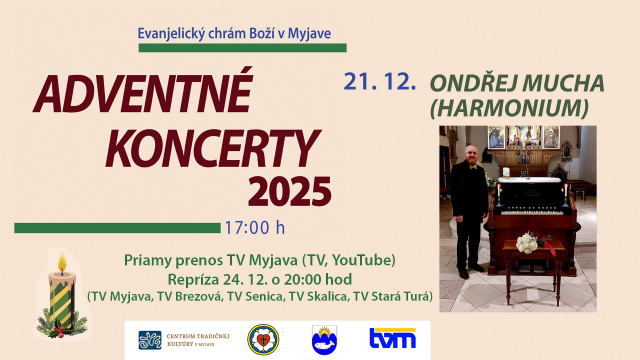 Štvrtý adventný koncert - Ondřej Mucha - Harmonium