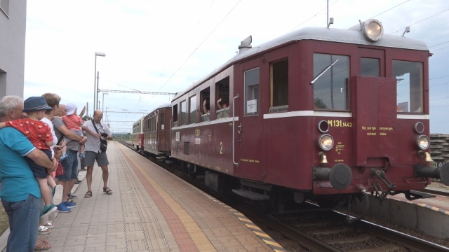 Historický vlak zastavil aj v Senici