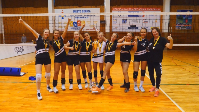 Družstvo A Volejbalovej mládeže Senica zvíťazilo na turnaji Memoriál Pavla Rýzka