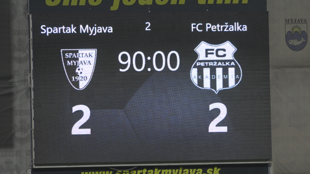 Odštarovala jarná časť 2. ligy – Spartak Myjava - FC Petržalka