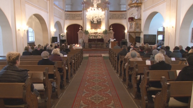 Bohoslužby v evanjelickom kostole v Myjave