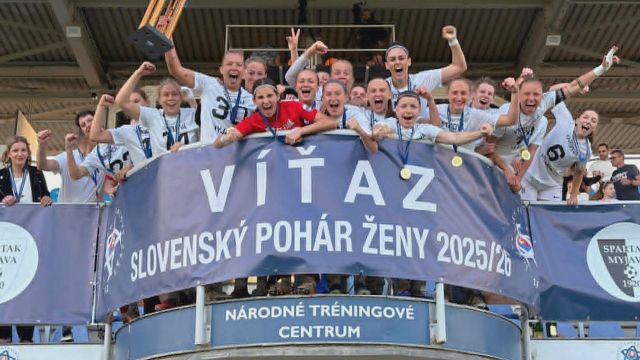 Spartak Myjava - Slovan Bratislava - finále Slovenského pohára vo futbale